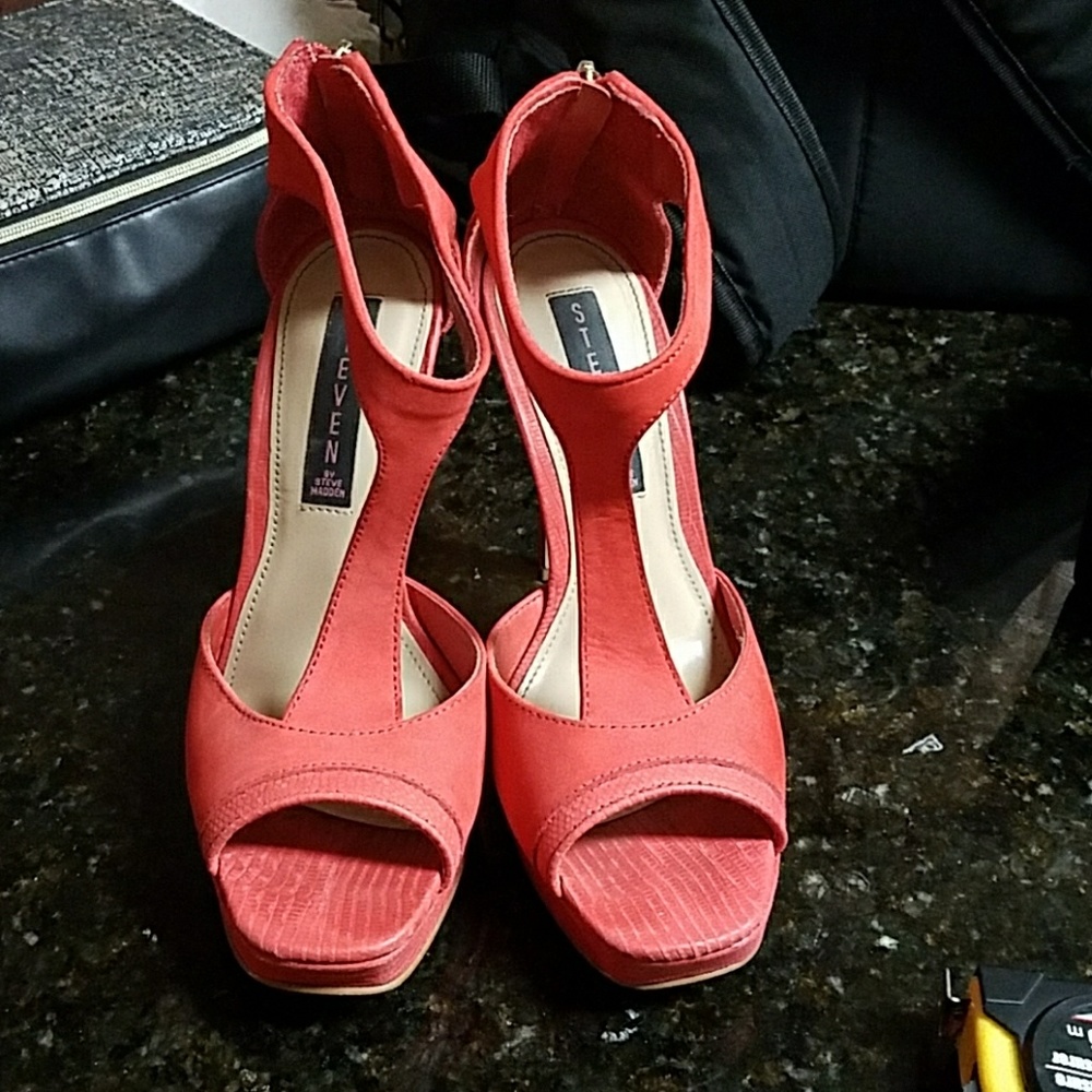 Coral heels